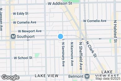 Map image of the property - 3358 N Seminary Ave