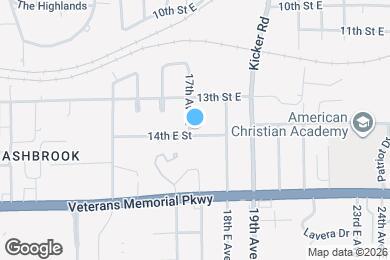Map image of the property - 1702 14th St E