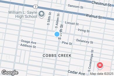 Map image of the property - 5706 Delancey St