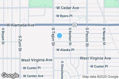 Map image of the property - 1561 W Dakota Ave