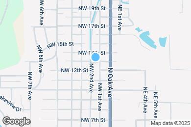Map image of the property - 204 NW 13th St