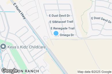 Map image of the property - 1065 E Omega Dr