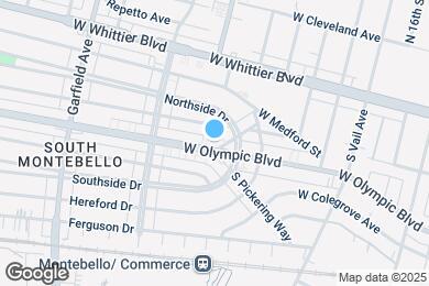 Map image of the property - 2100 W Olympic Blvd