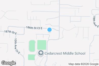 Map image of the property - 1307 187th St Ct E