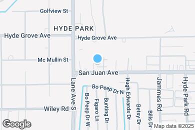 Map image of the property - Hyde Grove