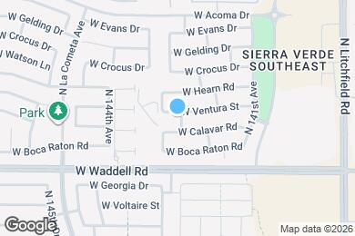 Map image of the property - 14257 W Ventura St