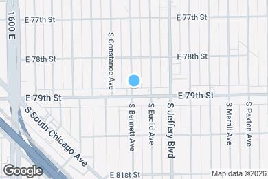 Map image of the property - 7851 S Bennett Ave