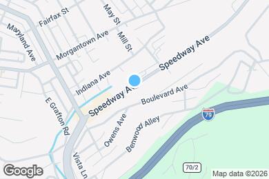 Map image of the property - 1109 Speedway Ave