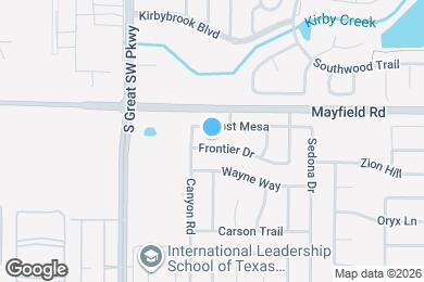 Map image of the property - 2504 Frontier Dr