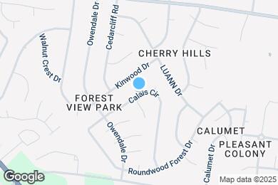 Map image of the property - 3512 Calais Cir