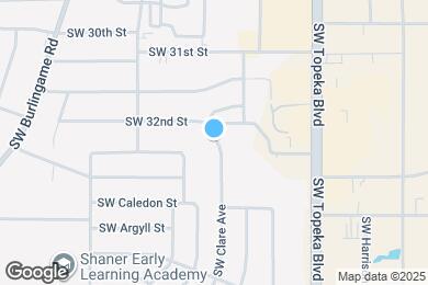 Map image of the property - 3225 SW Clare Ave