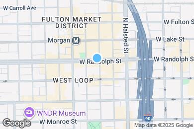 Map image of the property - 901 W Randolph St
