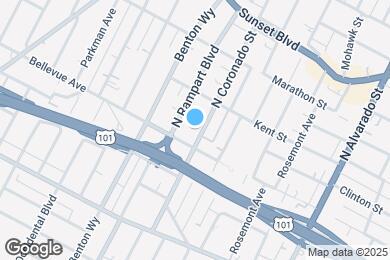 Map image of the property - 615 N Coronado St