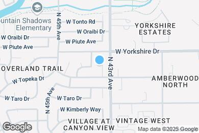 Map image of the property - 19220 N 43rd Dr