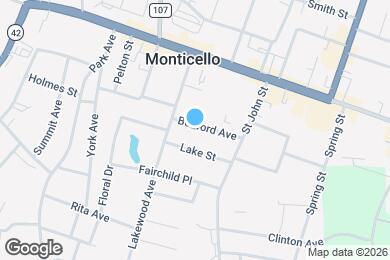 Map image of the property - 27 Bedford Ave
