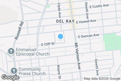 Map image of the property - 1723 N Cliff St