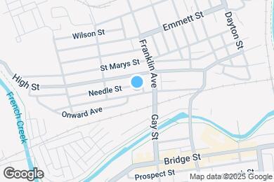 Map image of the property - 417 Vanderslice St