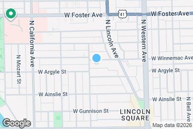 Map image of the property - 2549 W Winnemac Ave