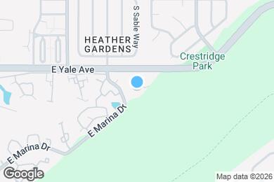 Map image of the property - 14300 E Marina Dr