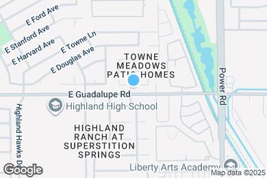 Map image of the property - 4525 E Princeton Ave