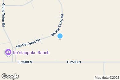 Map image of the property - 1893 Middle Teton Rd
