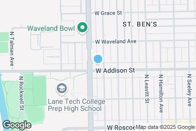 Map image of the property - 2332 W Addison St