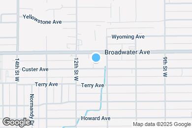 Map image of the property - 1125 Custer Ave