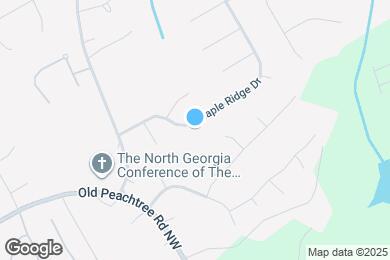 Map image of the property - 1616 Maple Ridge Dr