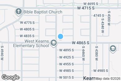 Map image of the property - 4590 W 4865 S