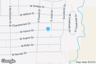 Map image of the property - 523 W Vance Dr