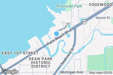 Map image of the property - 2885 Palm Beach Blvd