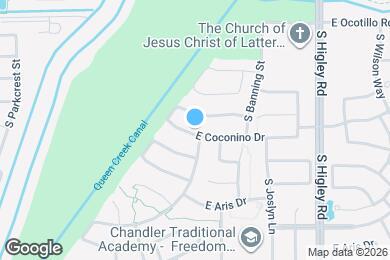 Map image of the property - 2954 E Coconino Dr
