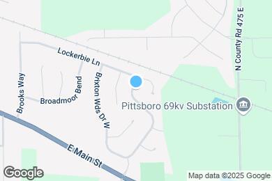 Map image of the property - 321 E Brixton Woods Dr
