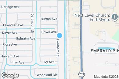 Map image of the property - 8730 Fordham St