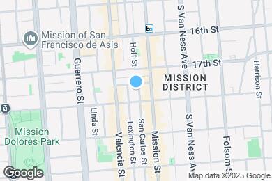 Map image of the property - 26 San Carlos St