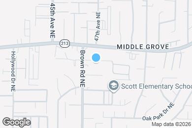 Map image of the property - 4640 Wyoming Ave NE