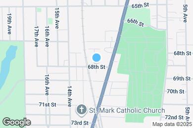 Map image of the property - 1126 68th St