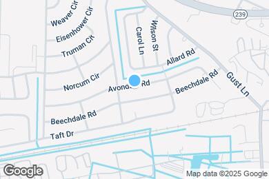 Map image of the property - 317 Avondale Rd