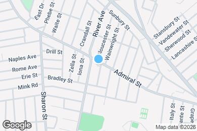 Map image of the property - 650 Admiral St