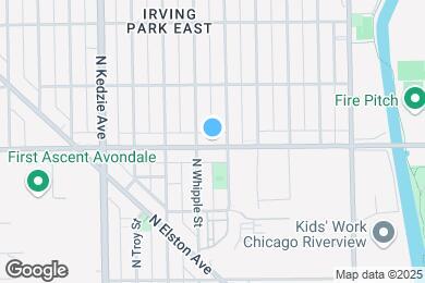 Map image of the property - 3012 W Addison St