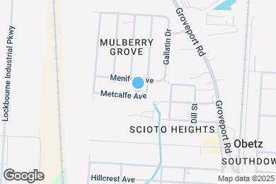 Map image of the property - 1606 Metcalfe Ave