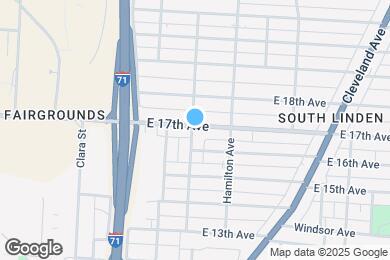 Map image of the property - 977 E 17th Ave