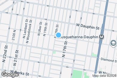 Map image of the property - 1728 W Susquehanna Ave