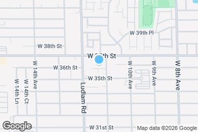 Map image of the property - 1135 W 35th Pl