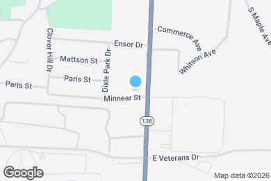 Map image of the property - 677 S Jefferson Ave