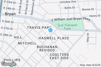 Map image of the property - August Move In! 1 Bed, 1 Bath Garage Apartment near Downtown Bryan