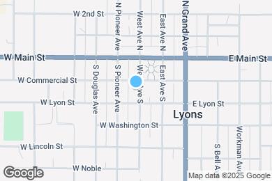 Map image of the property - 209 West Ave S