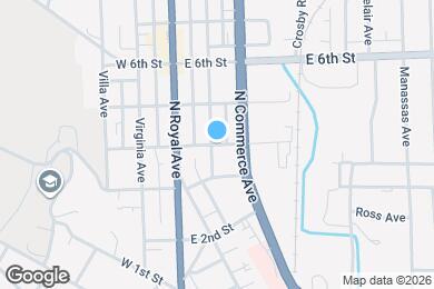 Map image of the property - 120 E 4th St