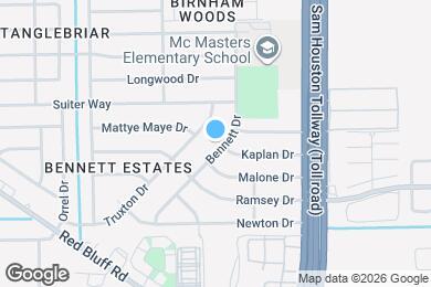 Map image of the property - 1312 Bennett Dr