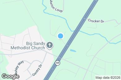 Map image of the property - 11300 Athena Dr